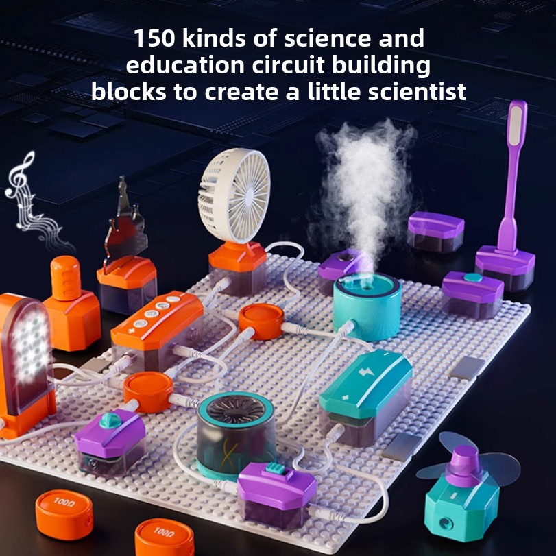 Science Nature - Circuit Experiment Building Blocks Toy Assembly