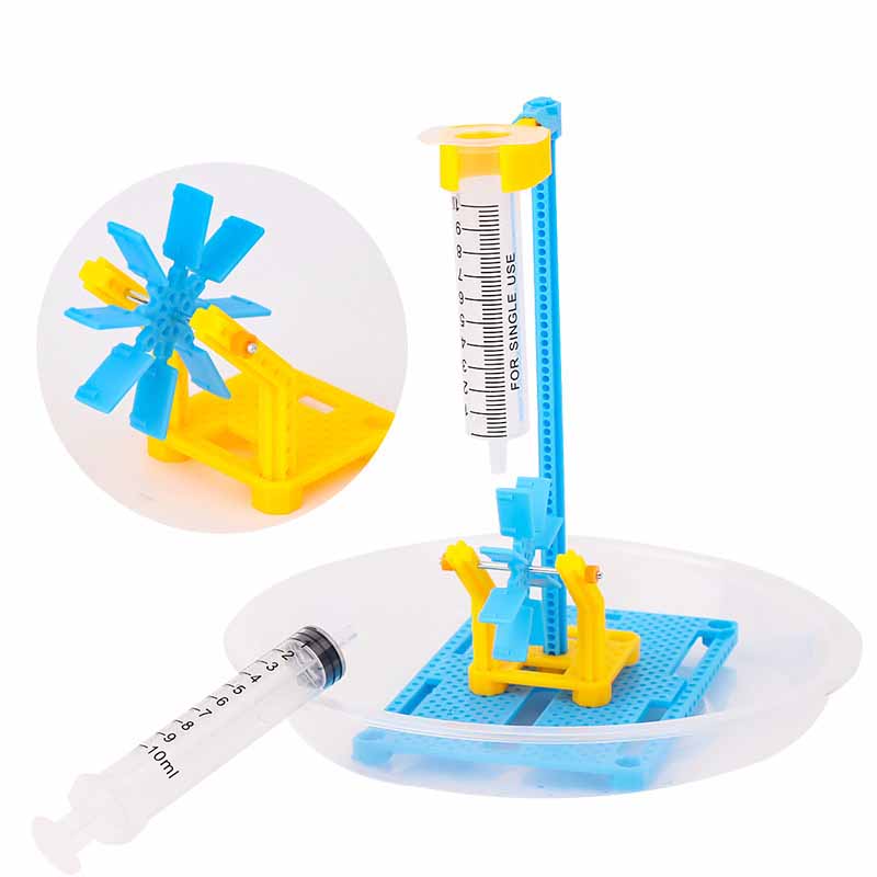 Science Kit - DIY Water Wheel Car Science And