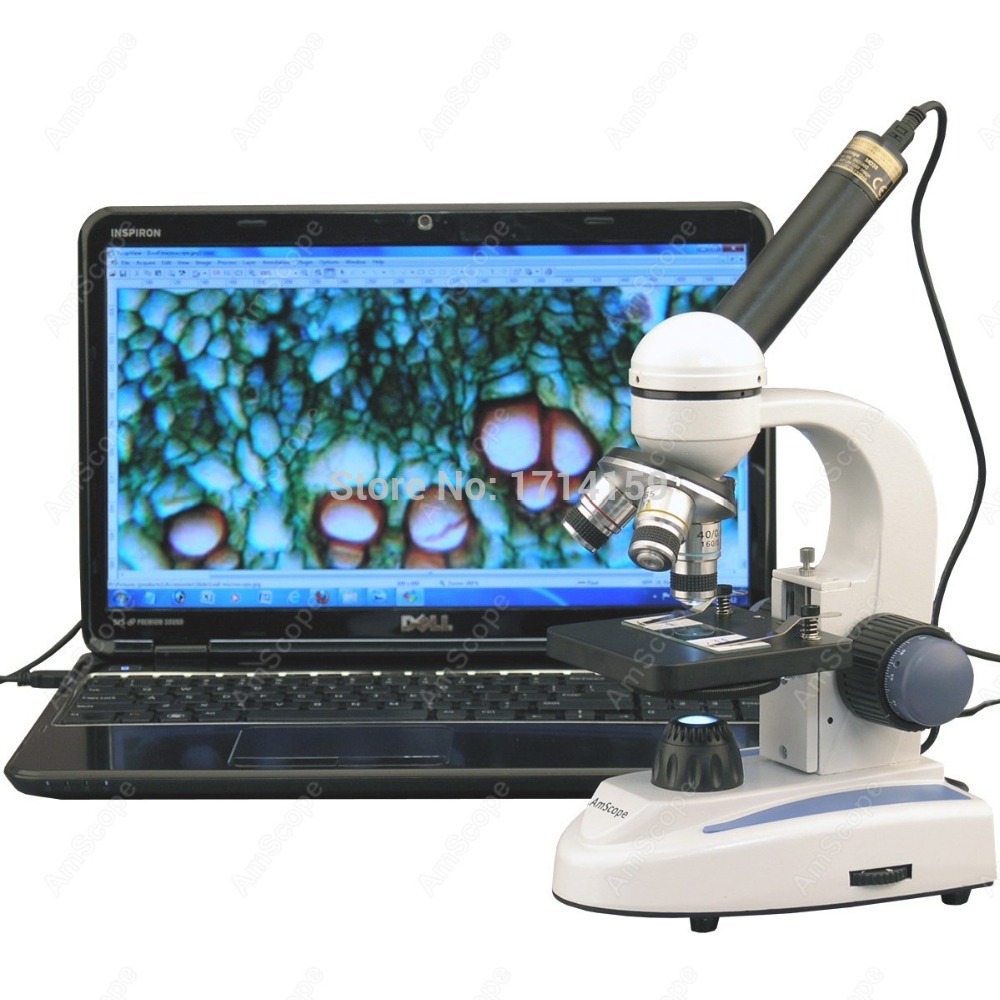 AmScope M158 Series 360-Degree - Amscope Microscope Compound 40X-1000X recension och pris