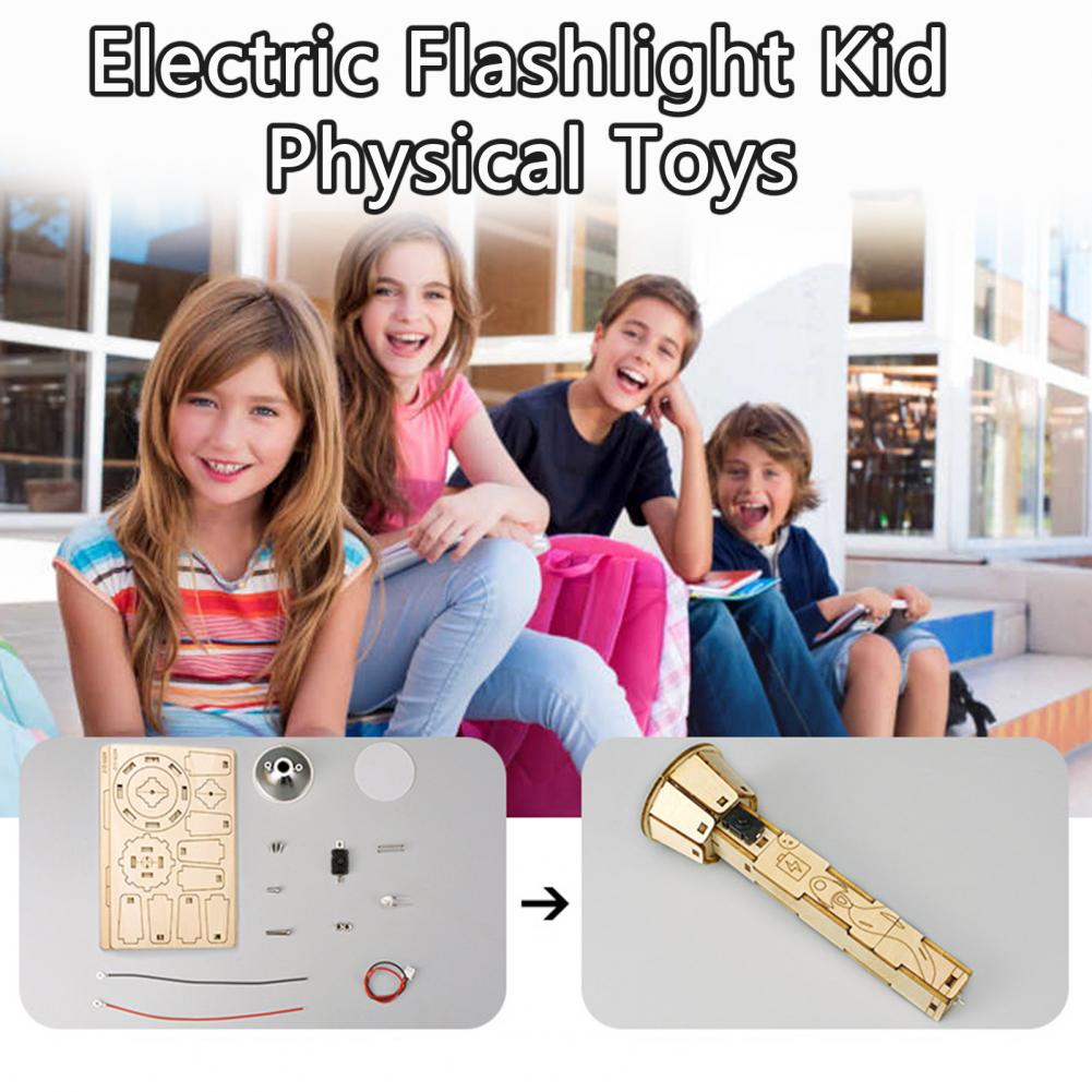 Wooden DIY Flashlight Puzzle K - Science Project Kit recension och pris