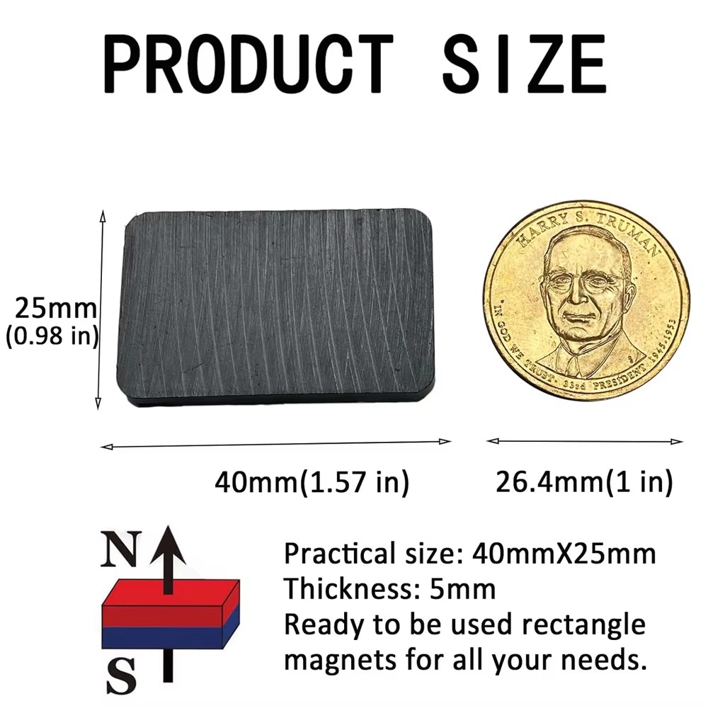 8/12pcs Ferrite Ceramic Blocks - Hobby Is Science recension och pris