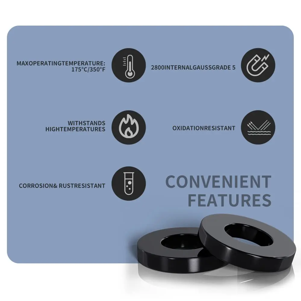 D45-100mm Ferrite Ring Magnet  - Hobby Is Science recension och pris