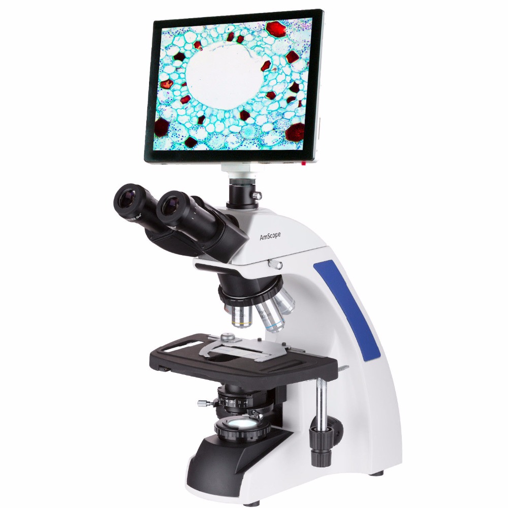 AmScope T720 Series Trinocular - Amscope Microscope Compound 40X-1000X recension och pris