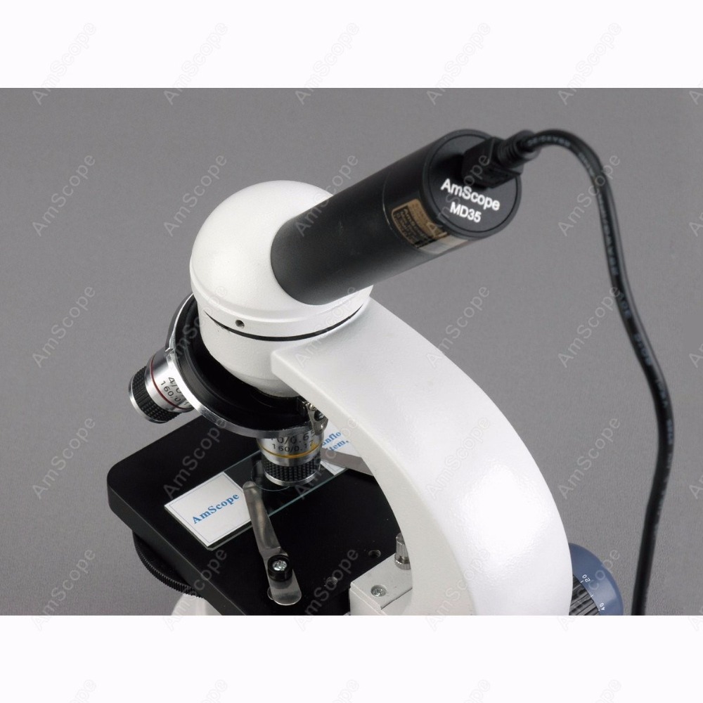 AmScope Cordless Monocular Com - Amscope Microscope Compound 40X-1000X recension och pris
