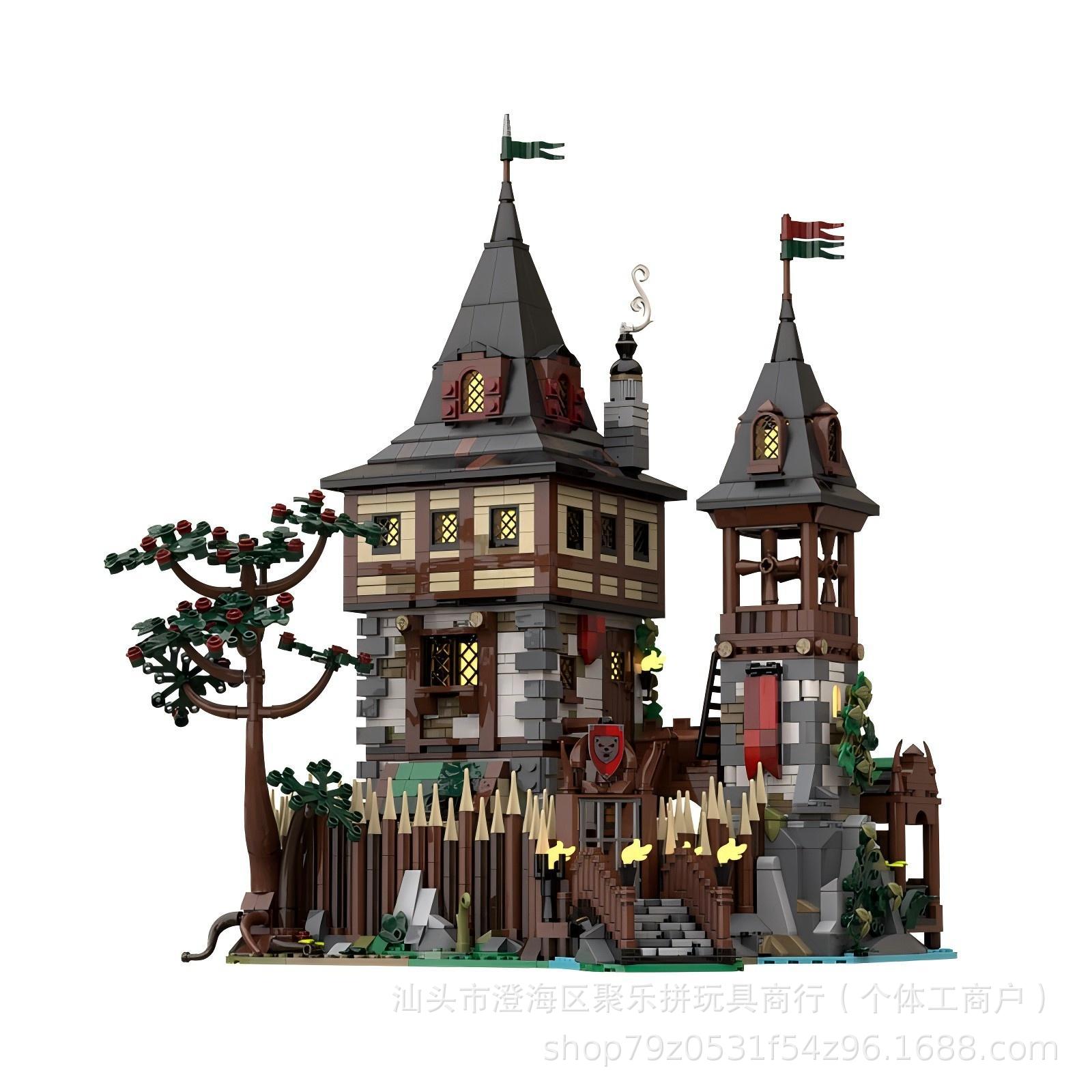 MOC Bear King Castle Mosaic Bu - Hobby Is Science recension och pris