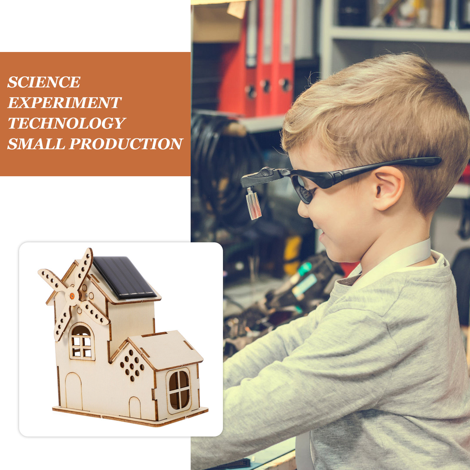 1Set Solar Windmill Assembly S - Science Project Kit recension och pris