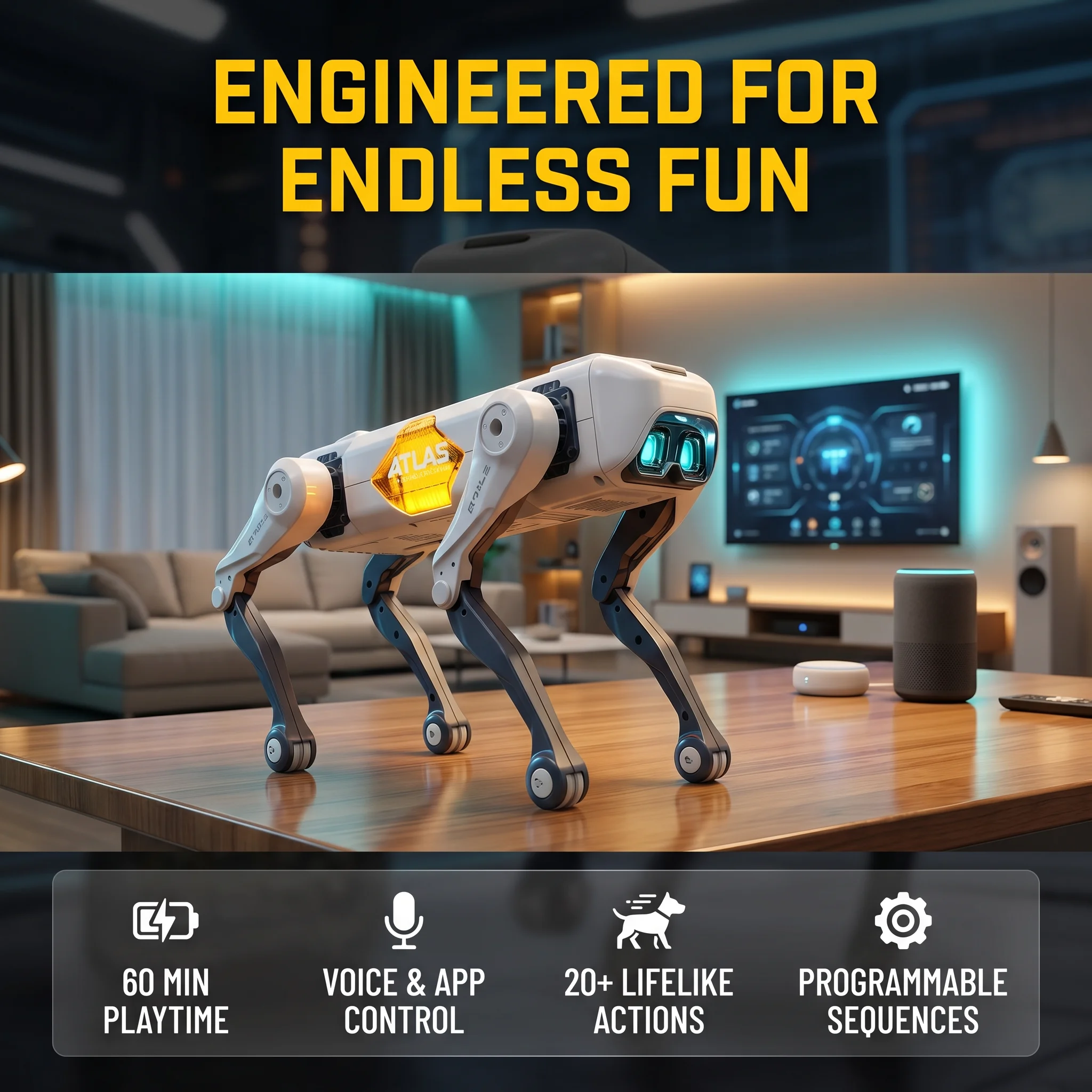 AI Smart Robot Dog, Voice & AP - Science Robotics recension och pris