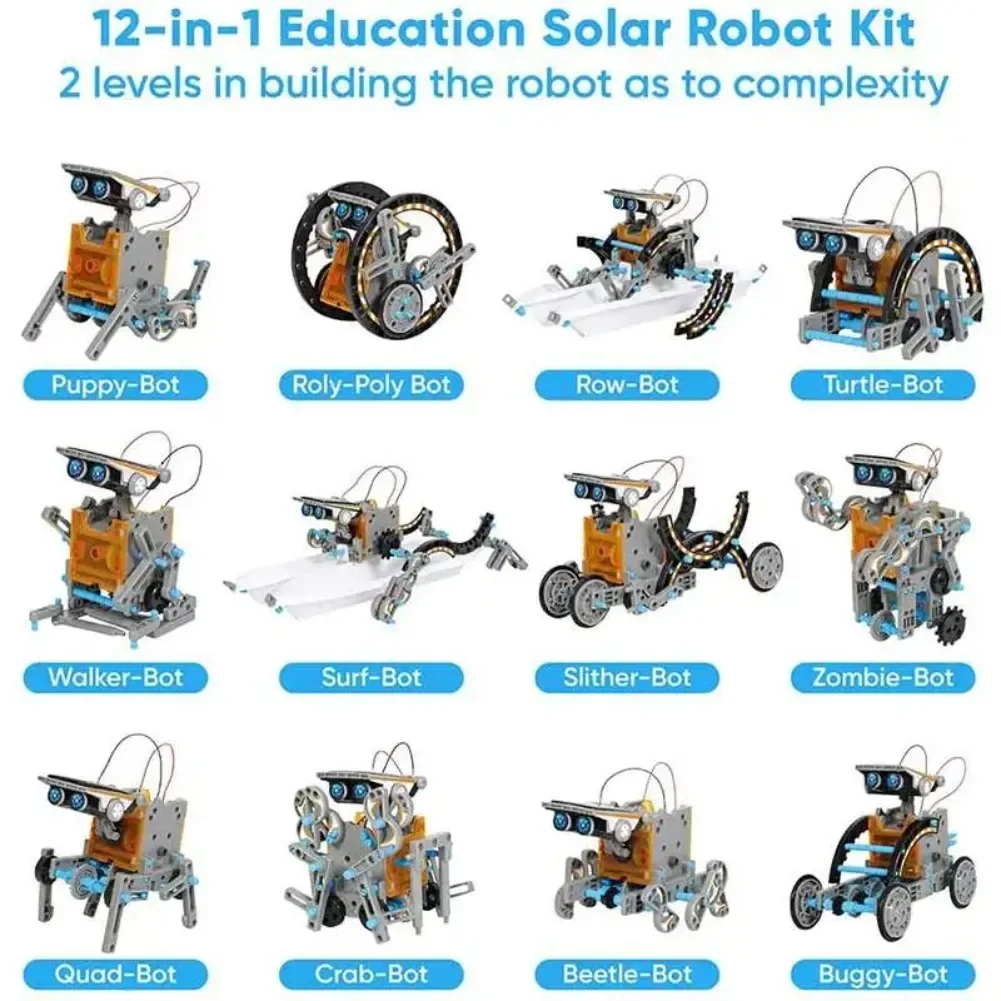 13 in 1 Solar Powered Robot Sc - Science Robotics recension och pris
