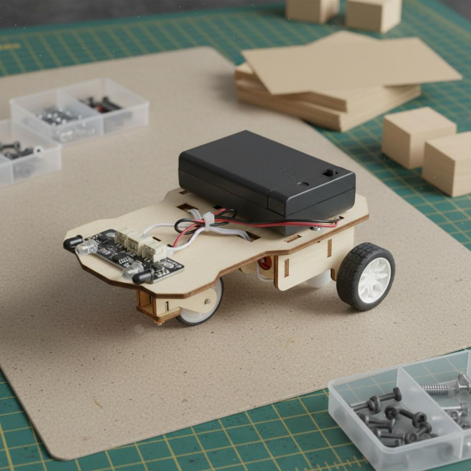 Wooden Intelligent Vehicle Kit - Science Kit recension och pris